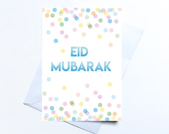 Confetti Eid Card