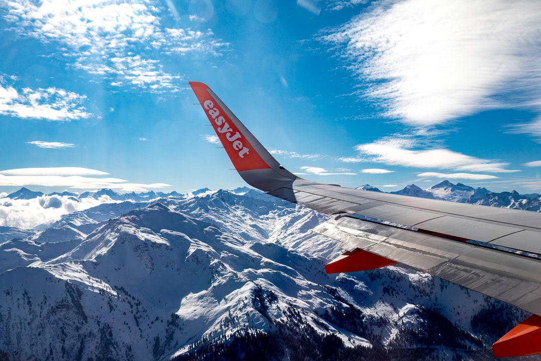 Ski Season With Easyjet Blank Christmas Greetings Card Etsy