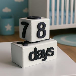 Baby milestone blocks for boy, Personalized milestone blocks, 3D Milestones, Baby month blocks, Baby shower gift, Photo blocks Baby boy gift
