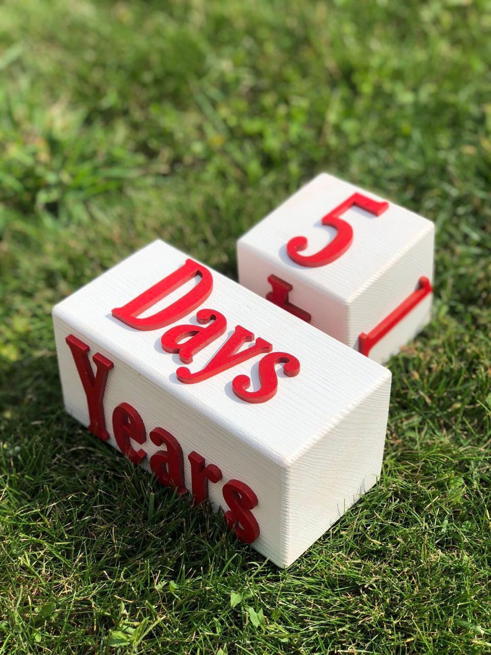 Large milestone blocks Baby age blocks Grade Milestones Etsy