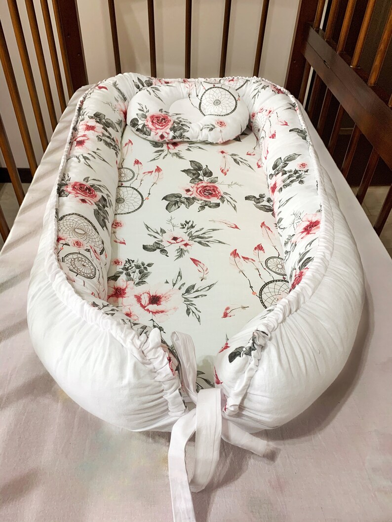 Baby lounger nest baby nest girl baby nest sleeper sleep Etsy