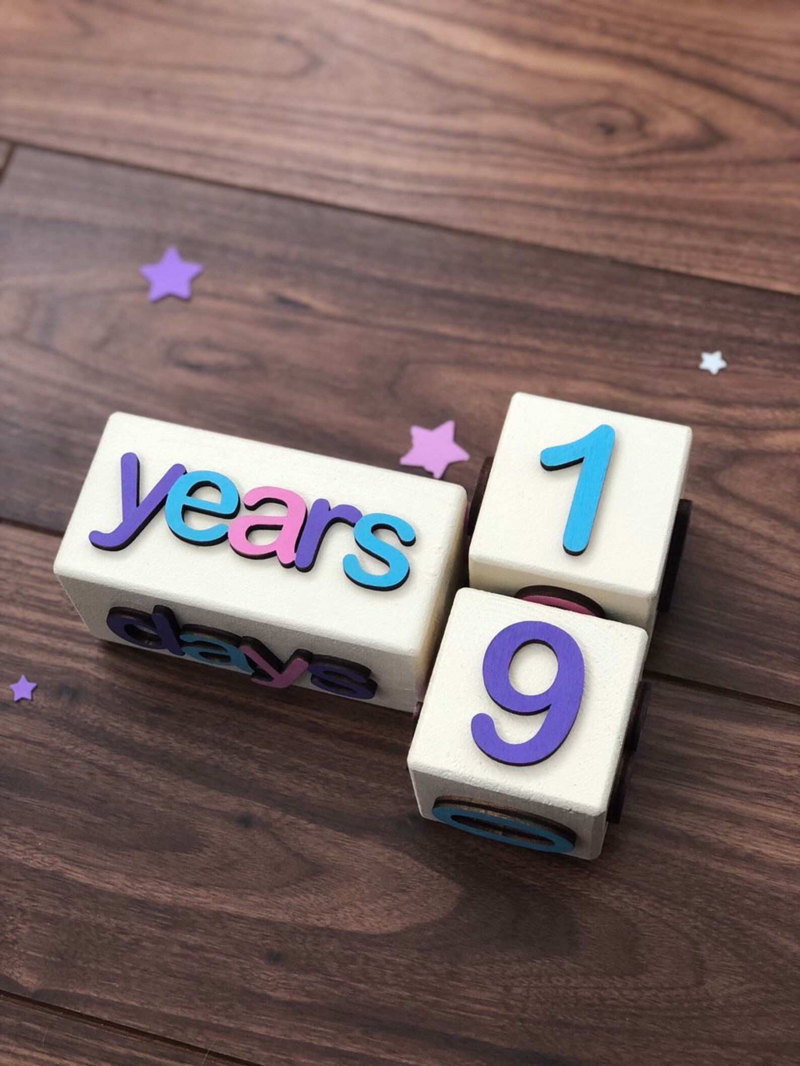 Baby age blocks Milestone blocks boy Baby milestone blocks Etsy