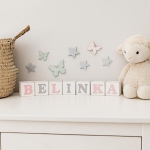 Personalised name blocks, Block letters nursery, Alphabet blocks, Baby photo prop, Custom baby name blocks, Baby shower gift