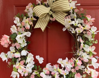 Spring Dogwood Wreath