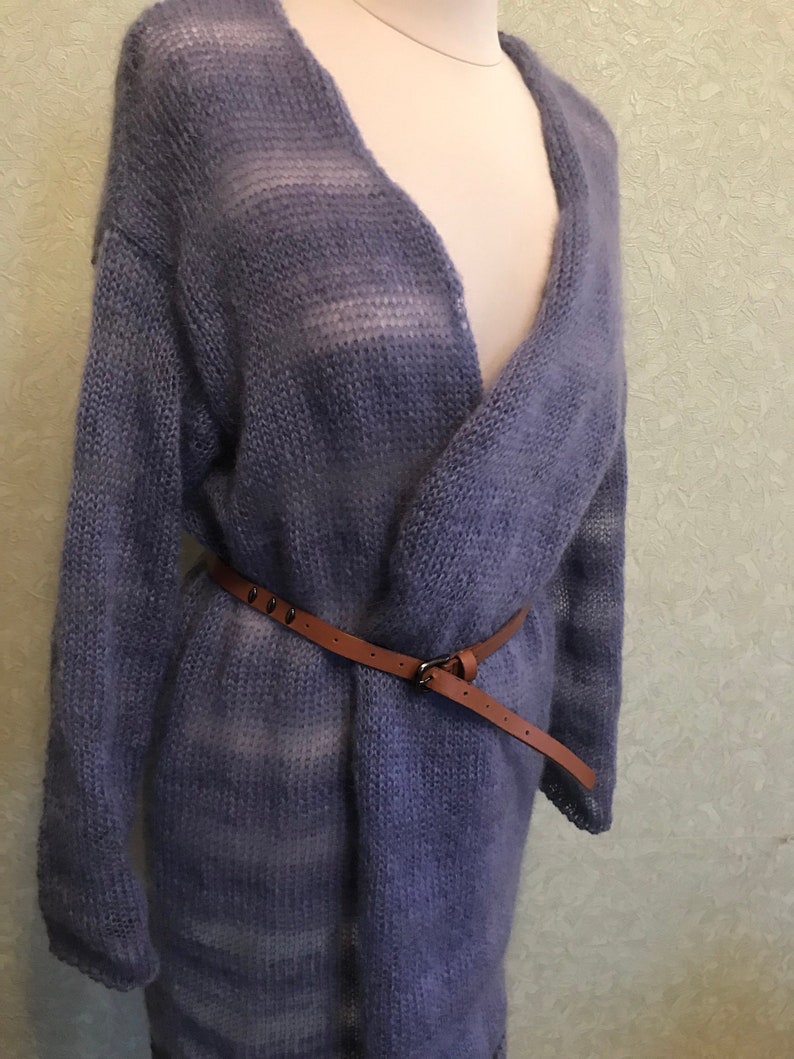 silk knit cardigan