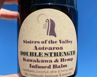 Double Strength Kawakawa & Hemp Root Balm - 100mls