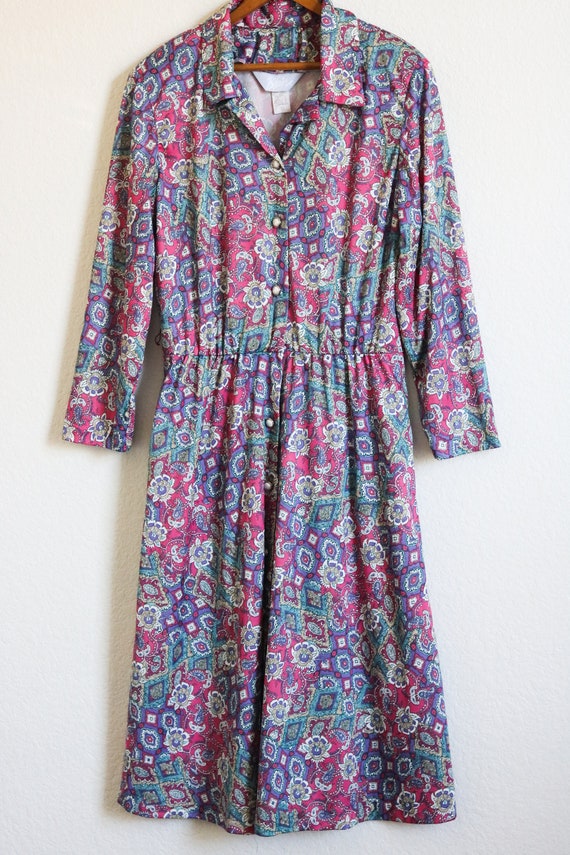 80s Dress Plus Size Vintage