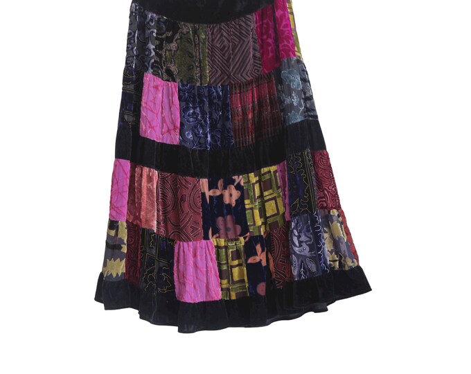 Vintage 1990s Broomstick Skirt Plaid Flannel Vintage Etsy