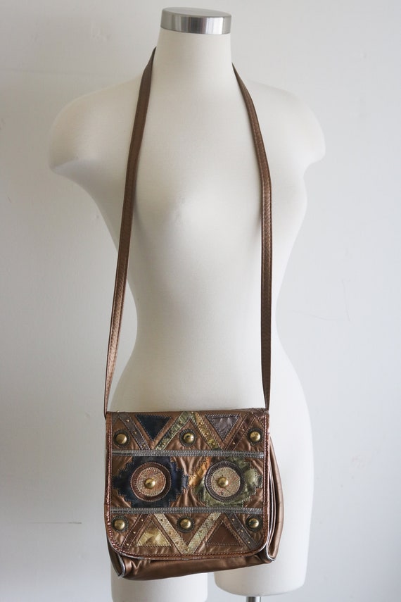 Leather gold purse Gem