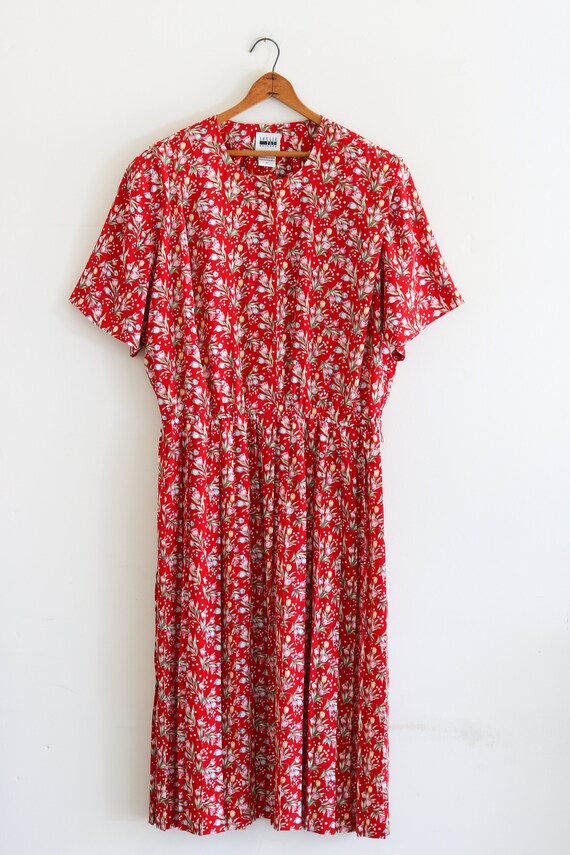 Vintage Plus Size Market Dress