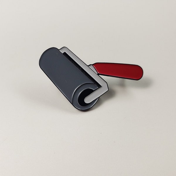 Ink Brayer Enamel Pin