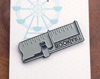 Letterpress Metal Type Composing Stick Enamel Pin