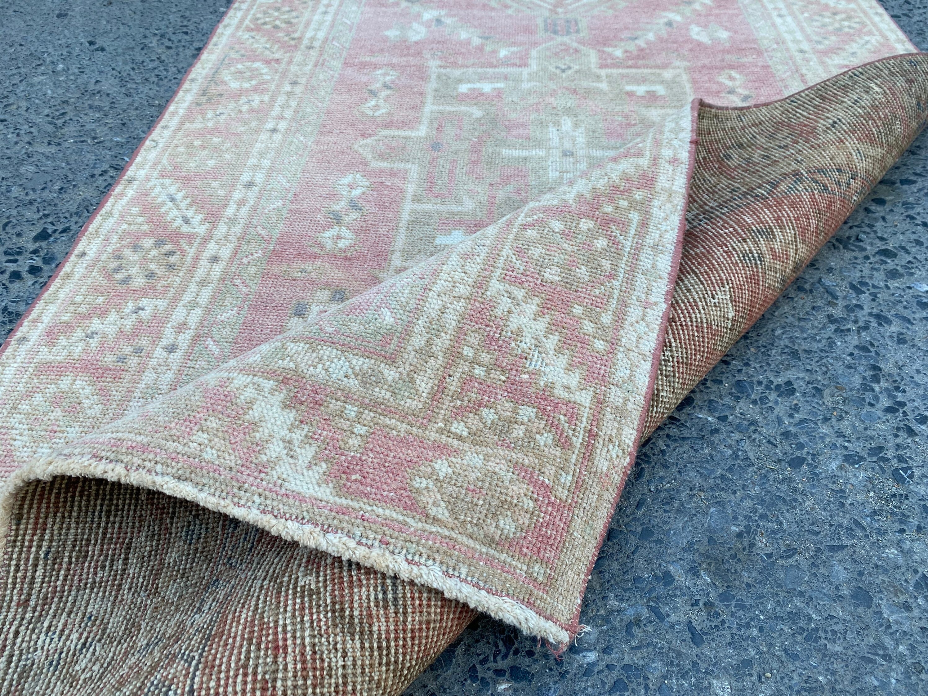 Faded Runner Rug 144x33 Ft Turkish Vintage Runner Rug Etsy