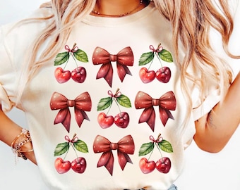 Cherry Png, Trendy Valentines png, Pink Bow png, Coquette Bow png, Valentine png, Aesthetic Png, Valentines Day png, Social Club png, Trendy