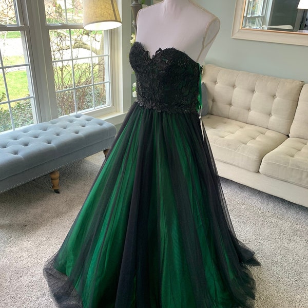 Green Wedding Dress Etsy