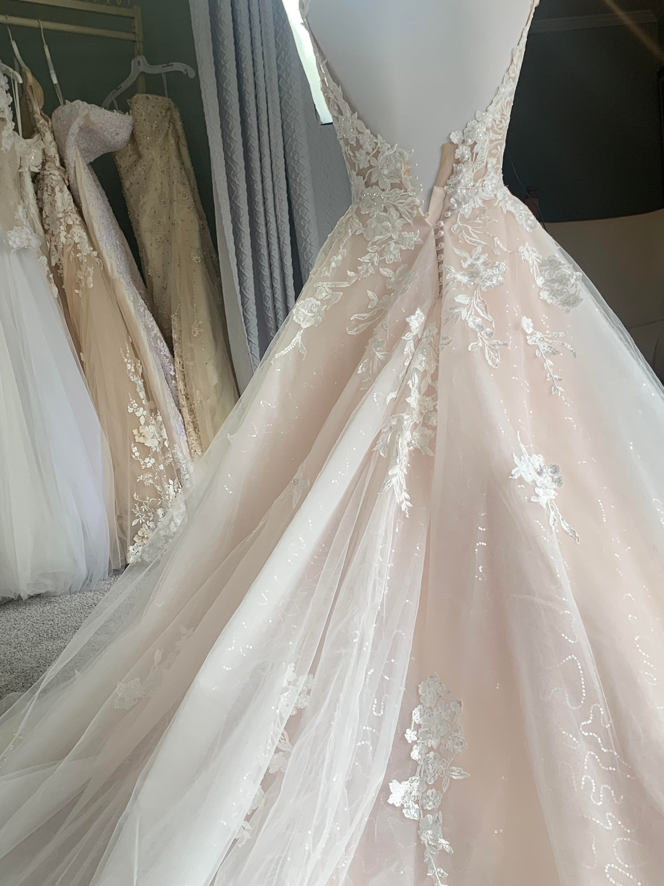 moscato pink wedding dress 25 Best Pink Wedding Dresses: From Blush to Bold