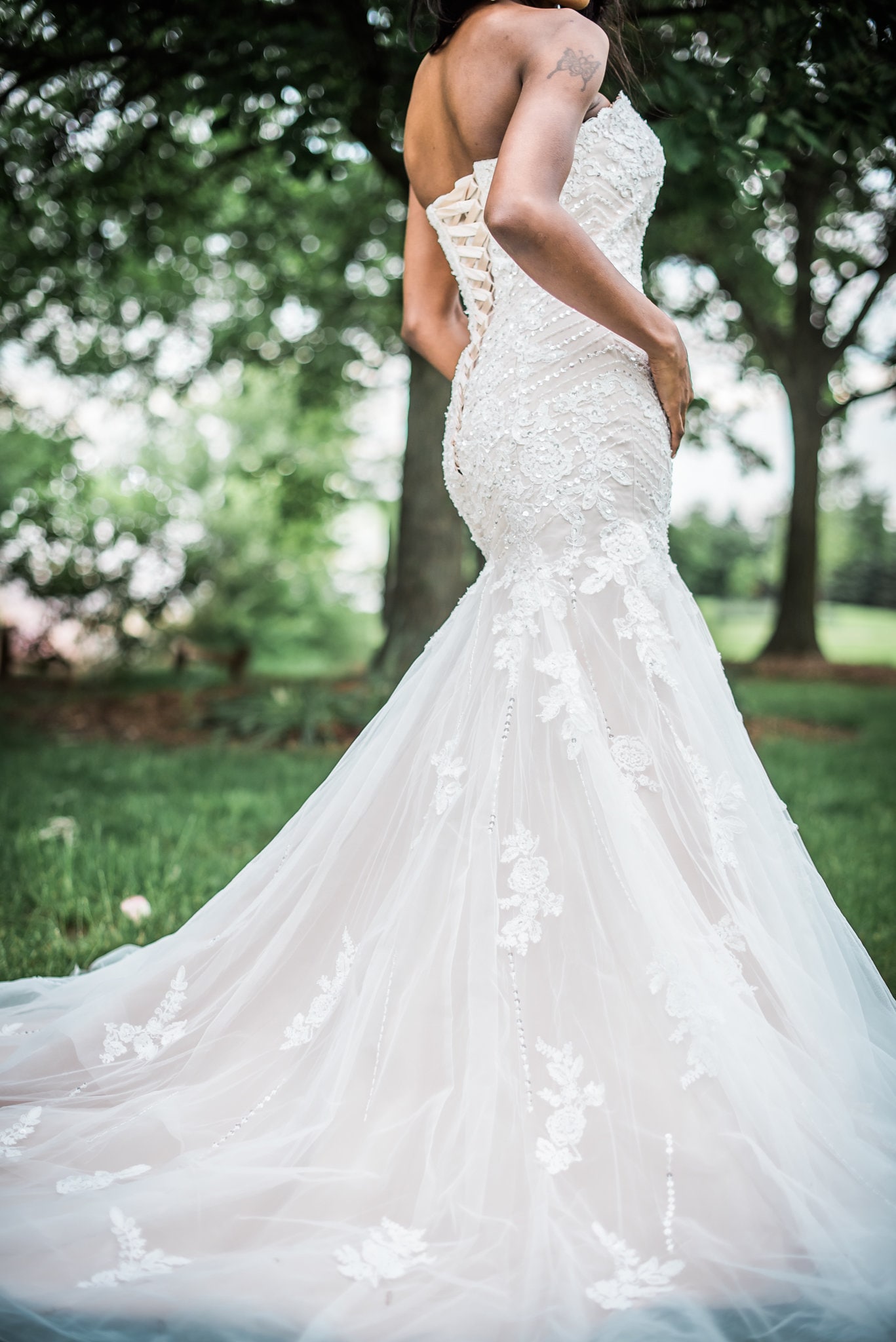 Modified Mermaid Wedding Dress: Elevate Your Bridal Look with Ocean-Inspired Elegance