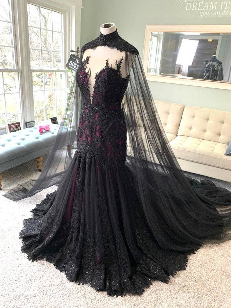 black wedding dress meaning in a dream