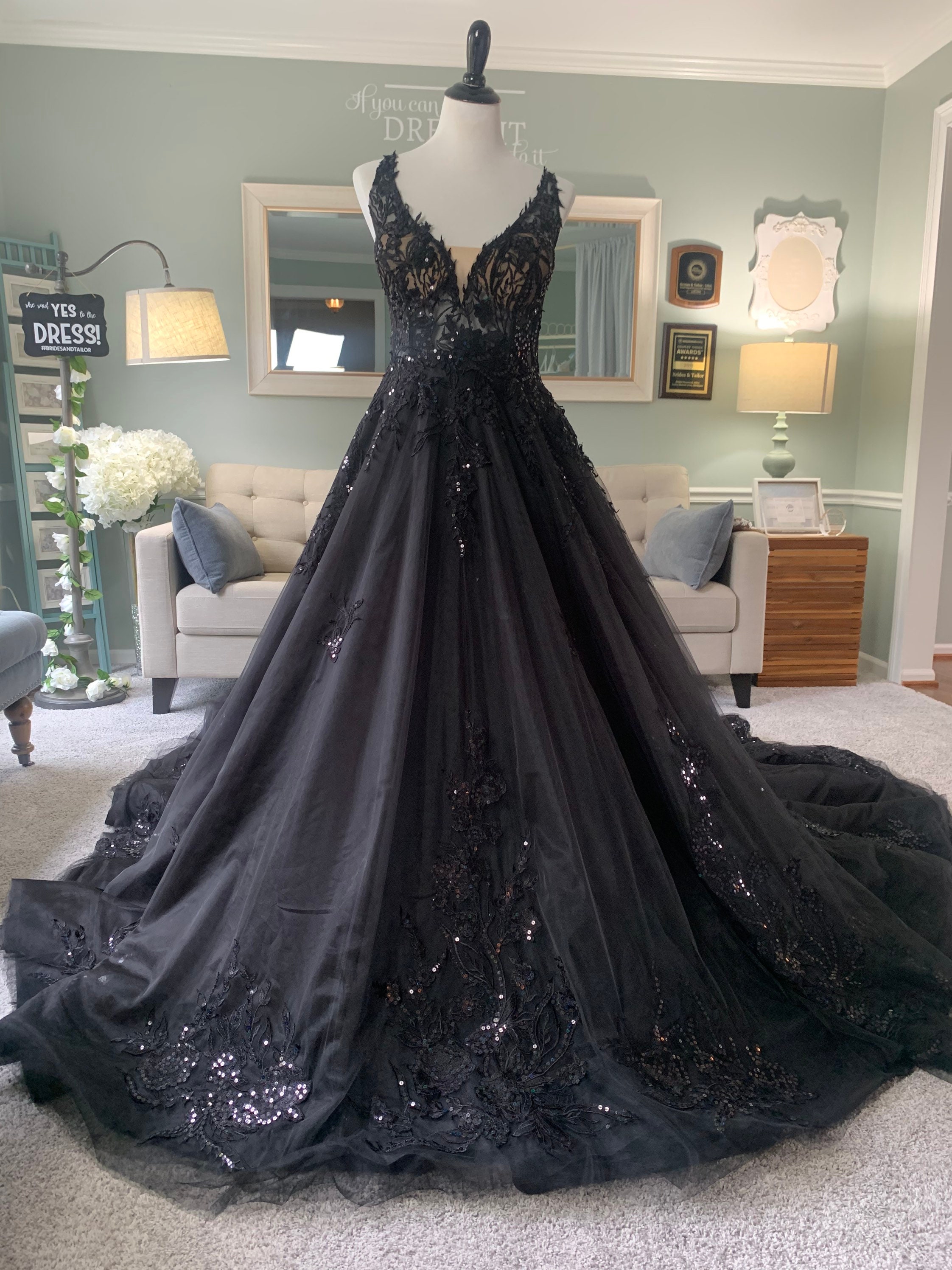 Gothic Victorian Black Wedding Dresses Sweetheart Corset Back Taffeta Bridal  Gowns Full Ball Gown Aline Sleeveless Strapless - Etsy
