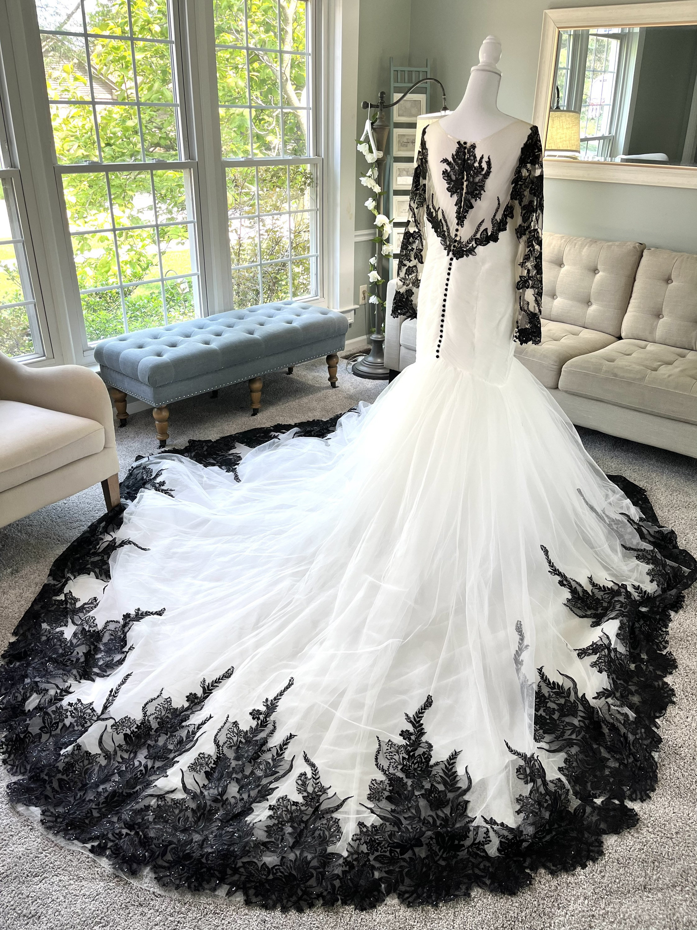 Gothic Bride Kit Adult Black White Gothic Bride Kit Adult Black White