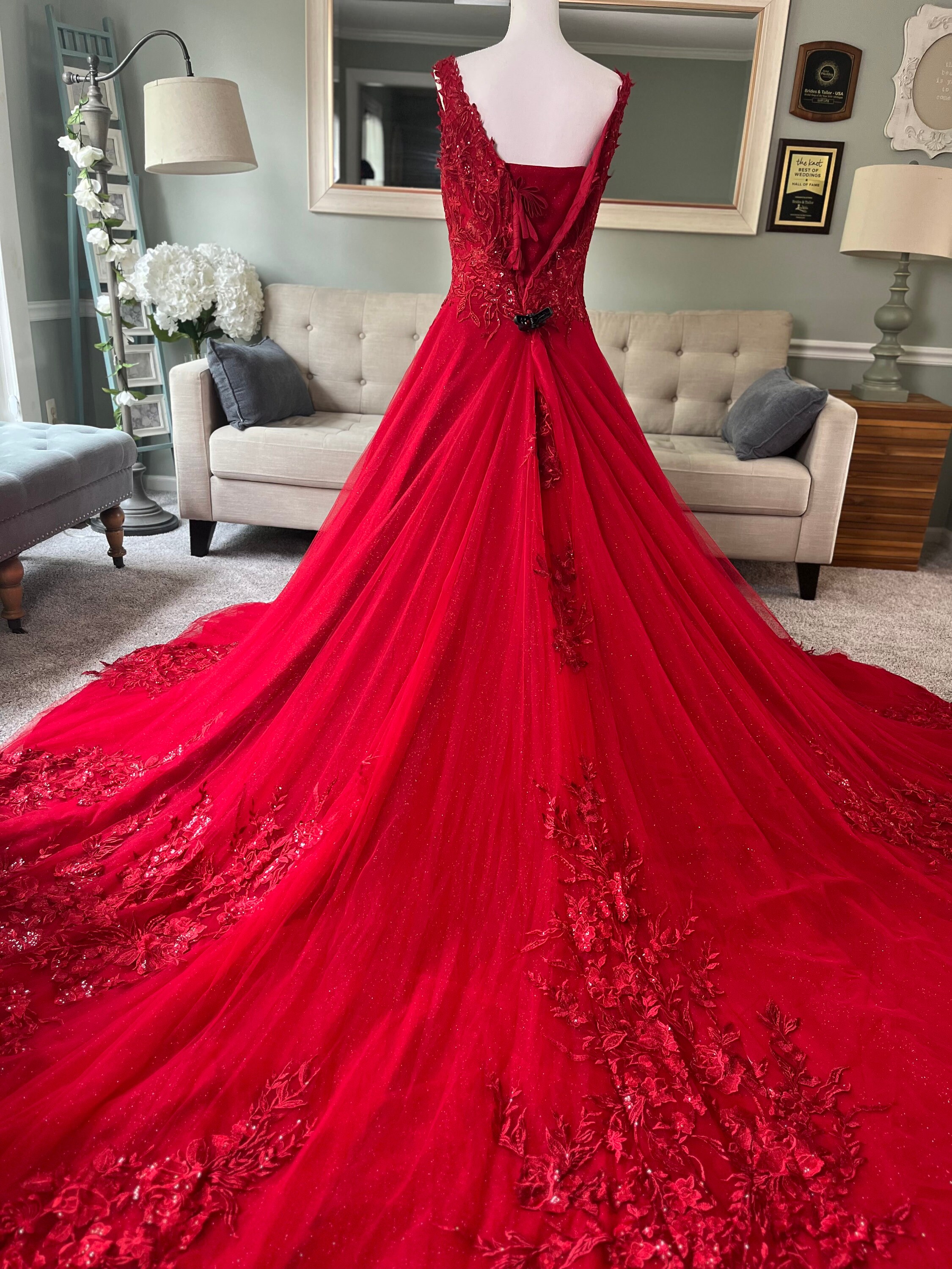 Best red wedding dresses hotsell