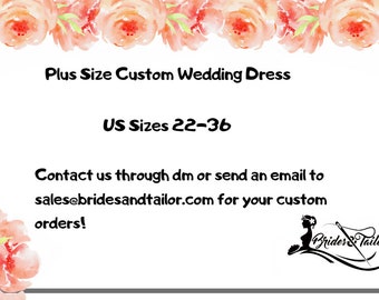 Plus Size Custom Wedding Dress
