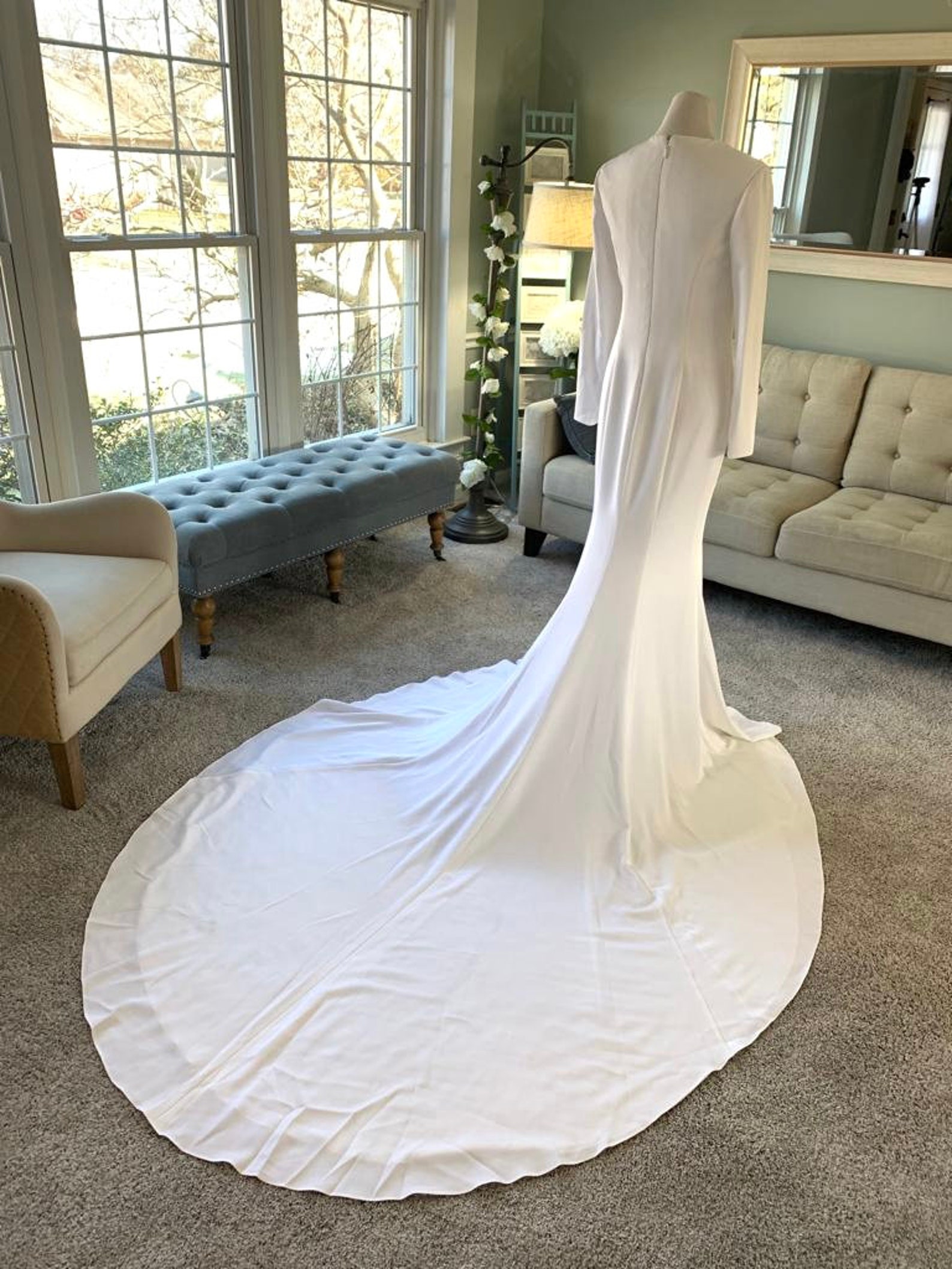 Vintage Wedding Dress / Modest Wedding Dress /long Sleeves - Etsy