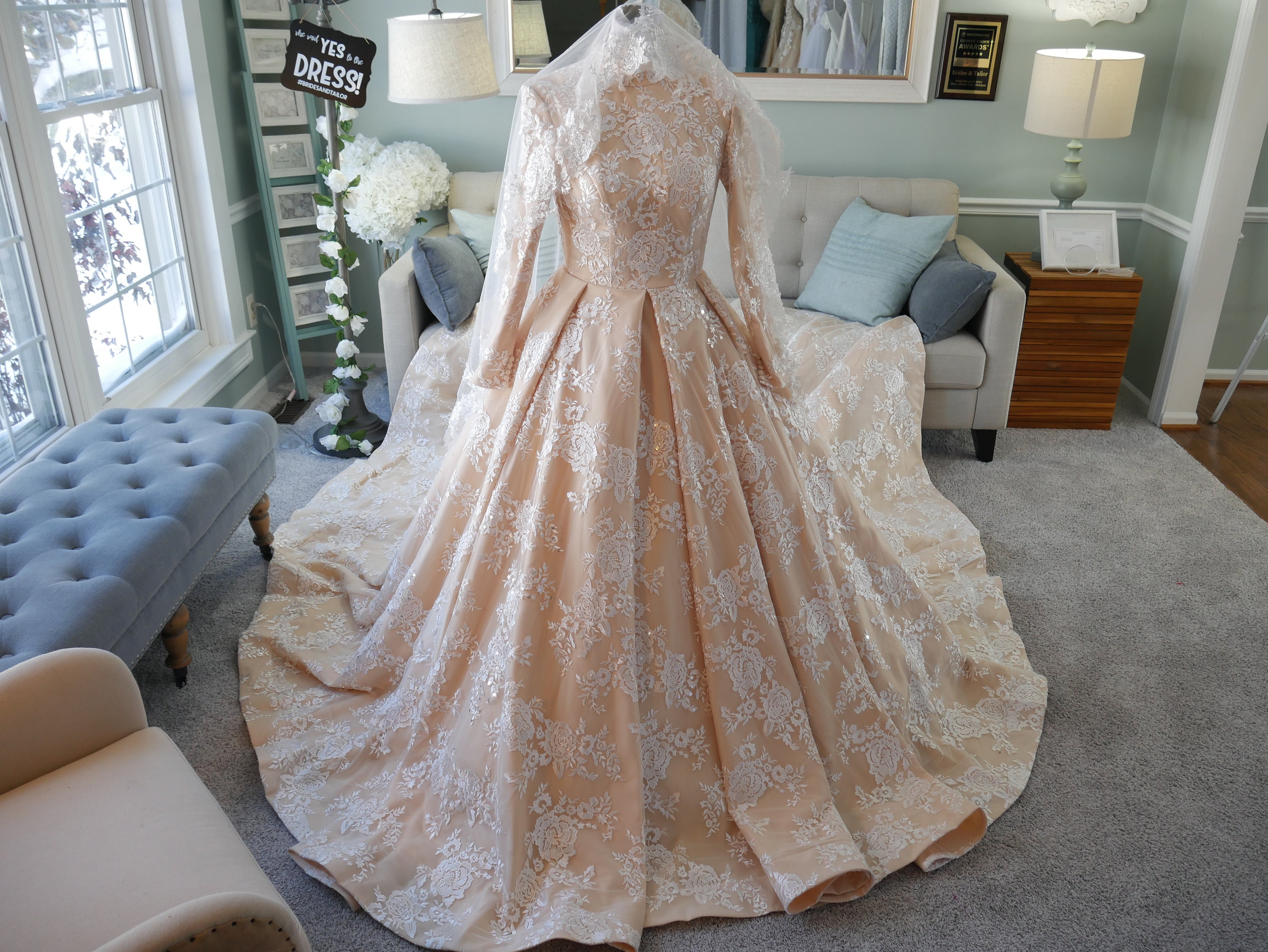 conservative wedding gowns