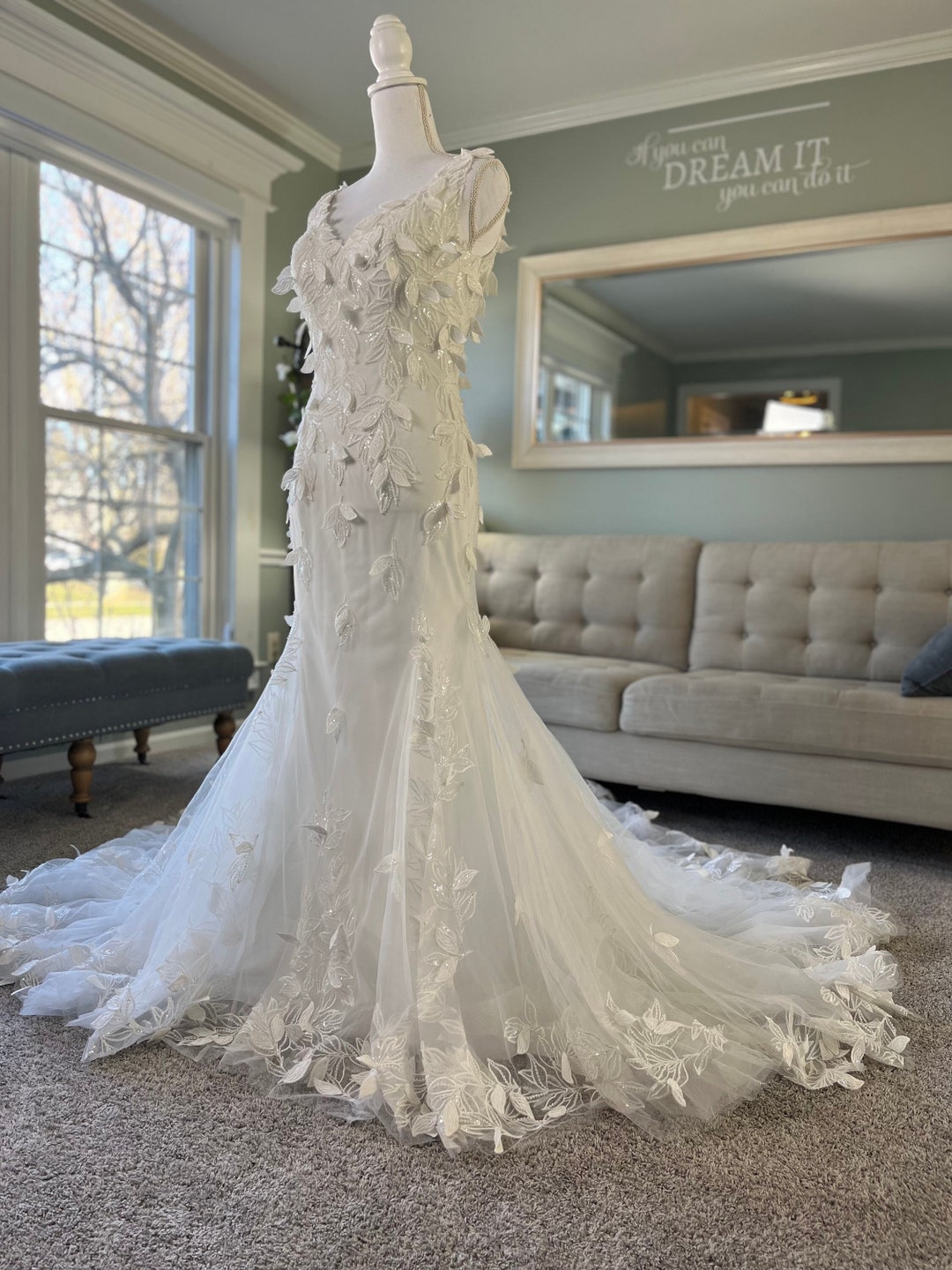 Dress Gina Paisley Ivory