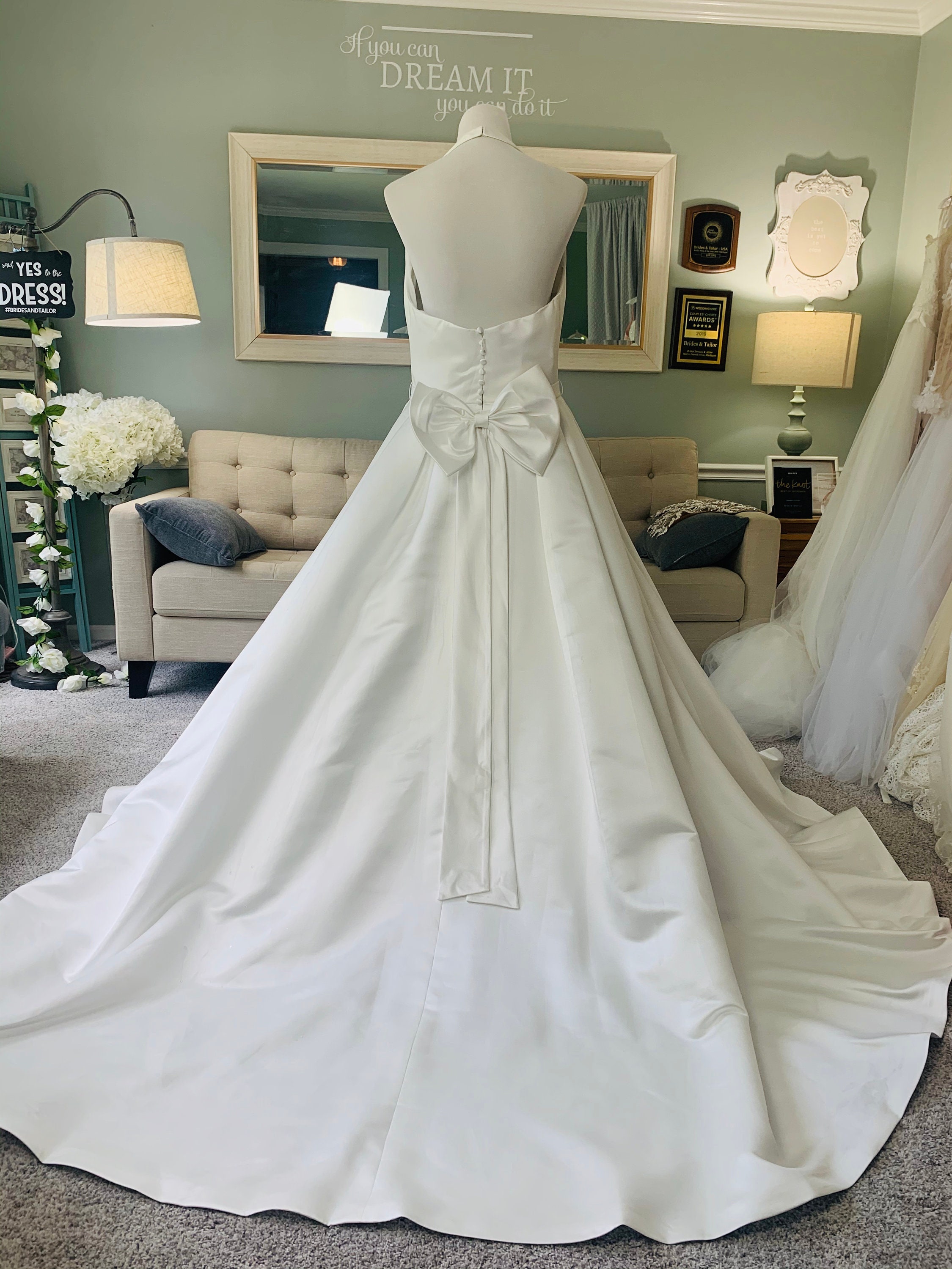 Halter Neck Wedding Dress Custom Wedding Dress Custom - Etsy