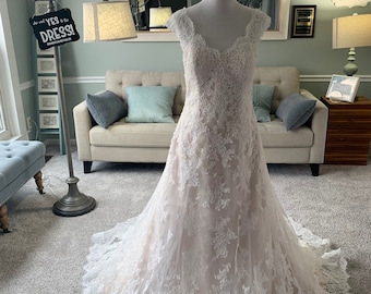 Lucy Tulle Beach Wedding Dress: Custom Bridal Gown
