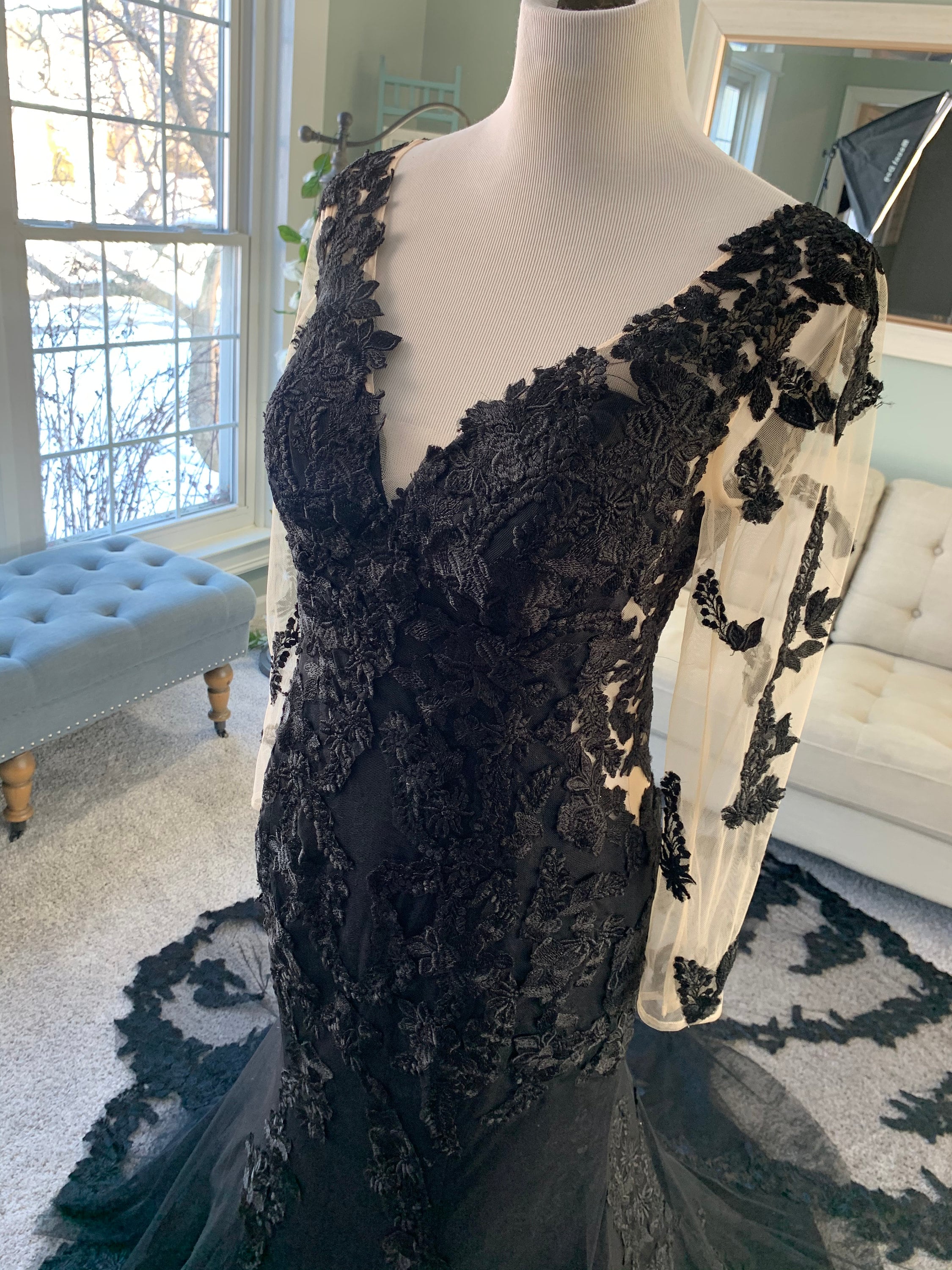 where to buy black tie dresses Elegant Black Eclipse Gown