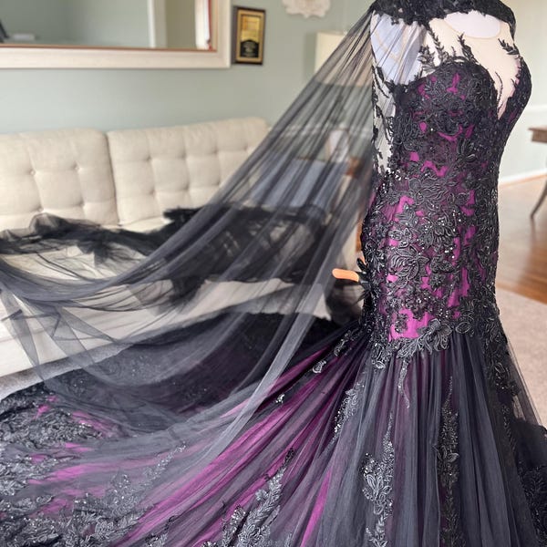 Purple Wedding Dress - Etsy