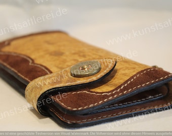 Biker-Wallet, Geldbeutel, Leder