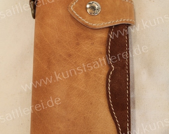 Biker-Wallet, Geldbeutel, Leder