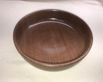 Black walnut hand turned bowl