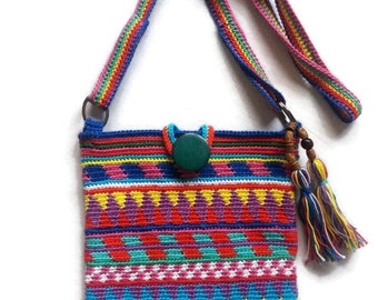 PATTERN Crocheted Mandala Rainbow Bright Color Mandala - Etsy