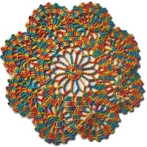Crochet doily , handmade cenerpiece, table decoration, mandala doily