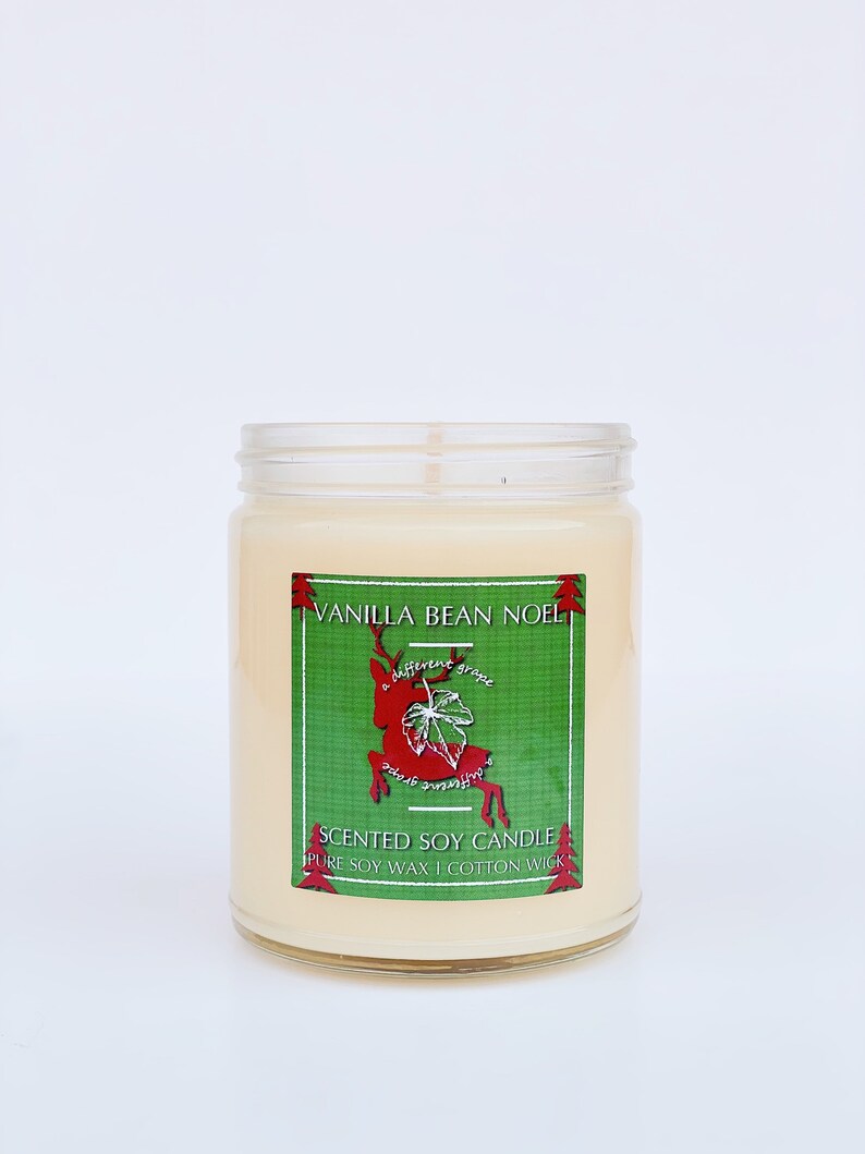 Vanilla Bean Noel Scented Soy Candle Made with 100 Pure Soy Etsy