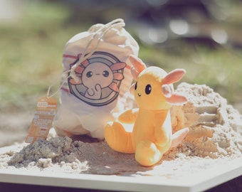 Yellow Axol the Axolotl Plush - Recycled Plastic, Portion Donated to Youth Programs