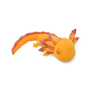 Peluche realistico Axolotl giallo da 4 libbre immagine 3