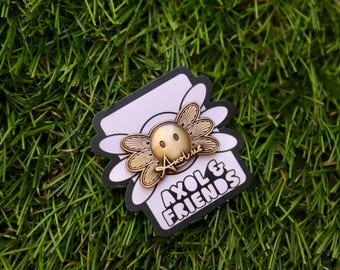 Axol.us Golden Brass Soft Enamel Pin