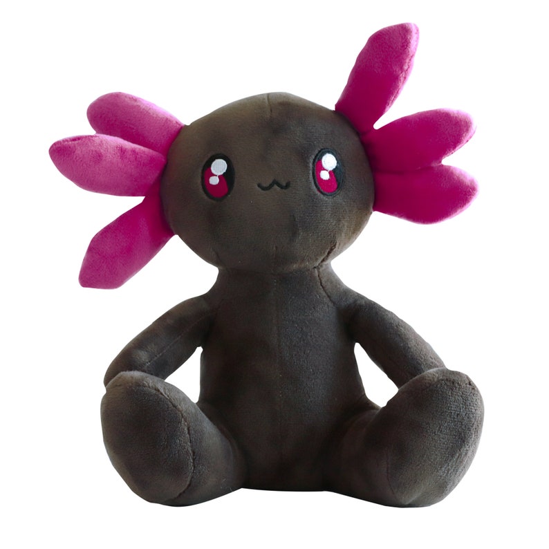 Axol the Axolotl Plush Mel Purple/Black /Eco-Friendly | Etsy