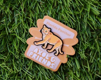 Florida Panther Soft Enamel Pin