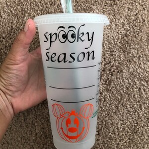Halloween Starbucks Iced Coffee Cup image 3