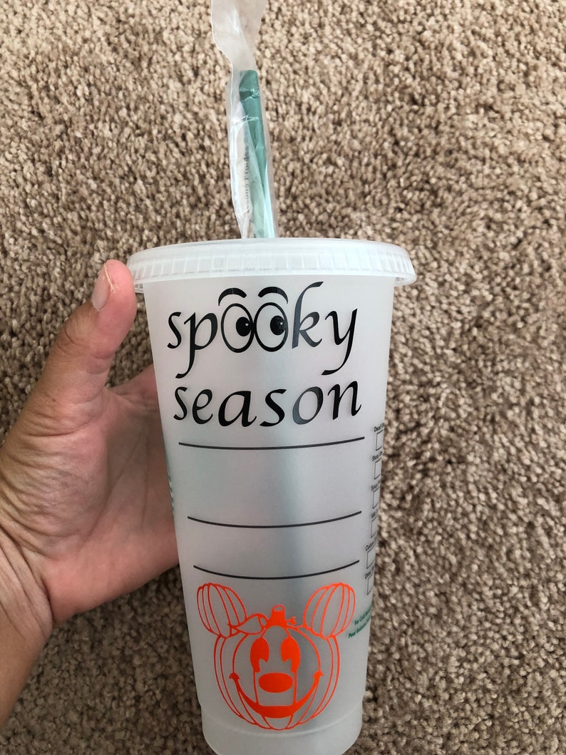 Halloween Starbucks Iced Coffee Cup image 3