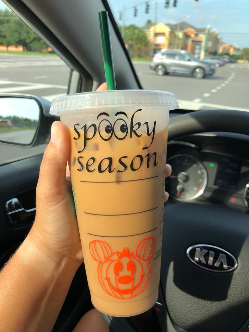 Halloween Starbucks Iced Coffee Cup image 2