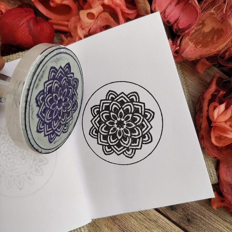 Mandala Stamp Type 1 Etsy