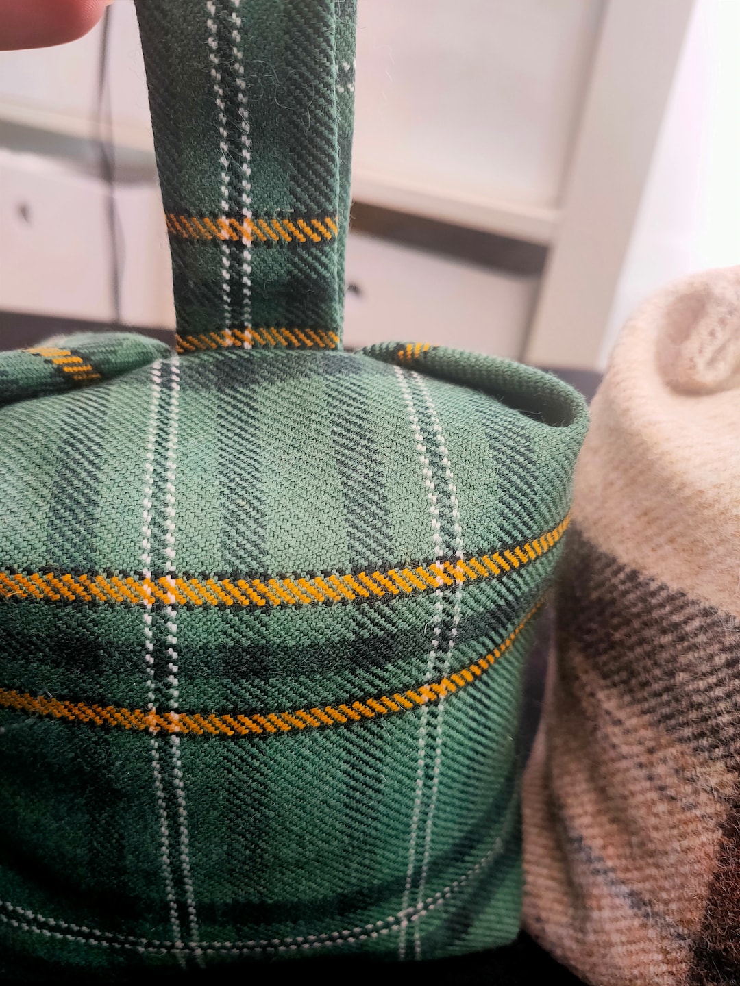 Tartan Weighted Door Stop Etsy