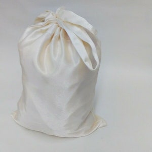 Satin Gift Bag Large Drawstring Gift Reusable Pouche image 4